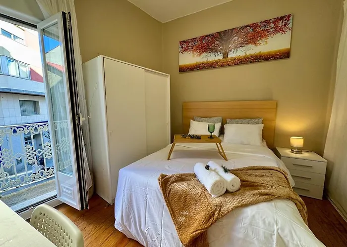 Centro Peatonal 5 Con Balcon Apartman Vigo